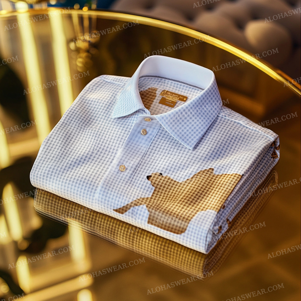 2025 Luxury Waffle Men's Fashion High-end Polo Shirt