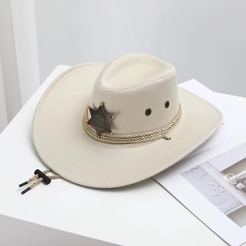 Western Classic Retro Outdoor All-match Men's Fashion Cowboy Hat