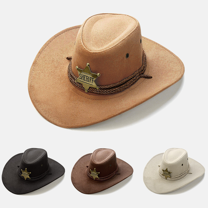 Western Classic Retro Outdoor All-match Men's Fashion Cowboy Hat