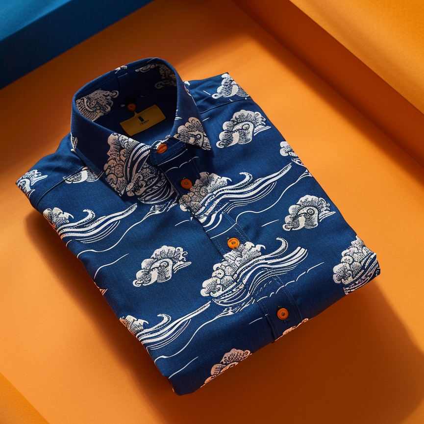 Gentlemanly exquisite Men fashion 100% Cotton Premium Shirt