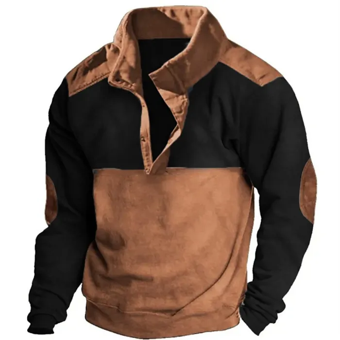 Western Sweatshirt Hoodies Fleece-lined high quality high elasticity