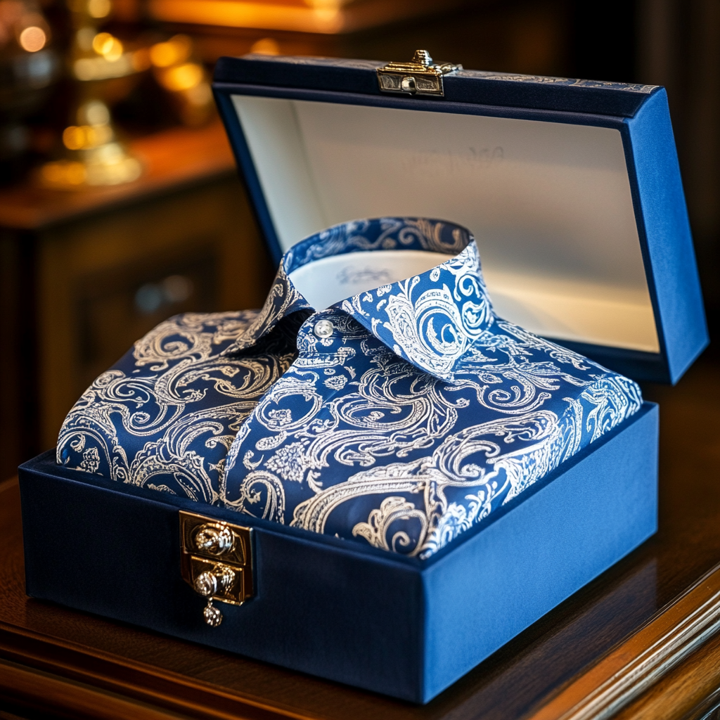 Paisley Luxury men's fashion high quality Suits shirt