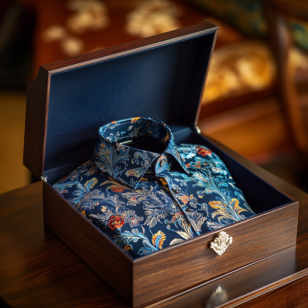 Paisley Luxury men's fashion high quality Suits shirt