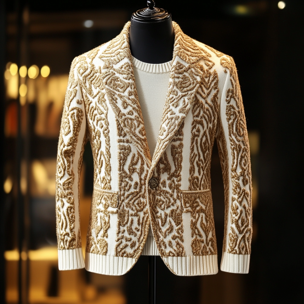 High-end Fashion Men's Sweater Jacket High quality High discount