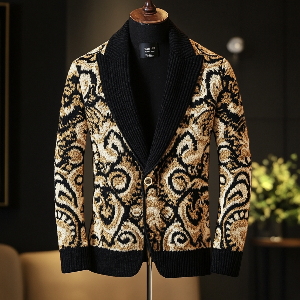 High-end Fashion Men's Sweater Jacket High quality High discount