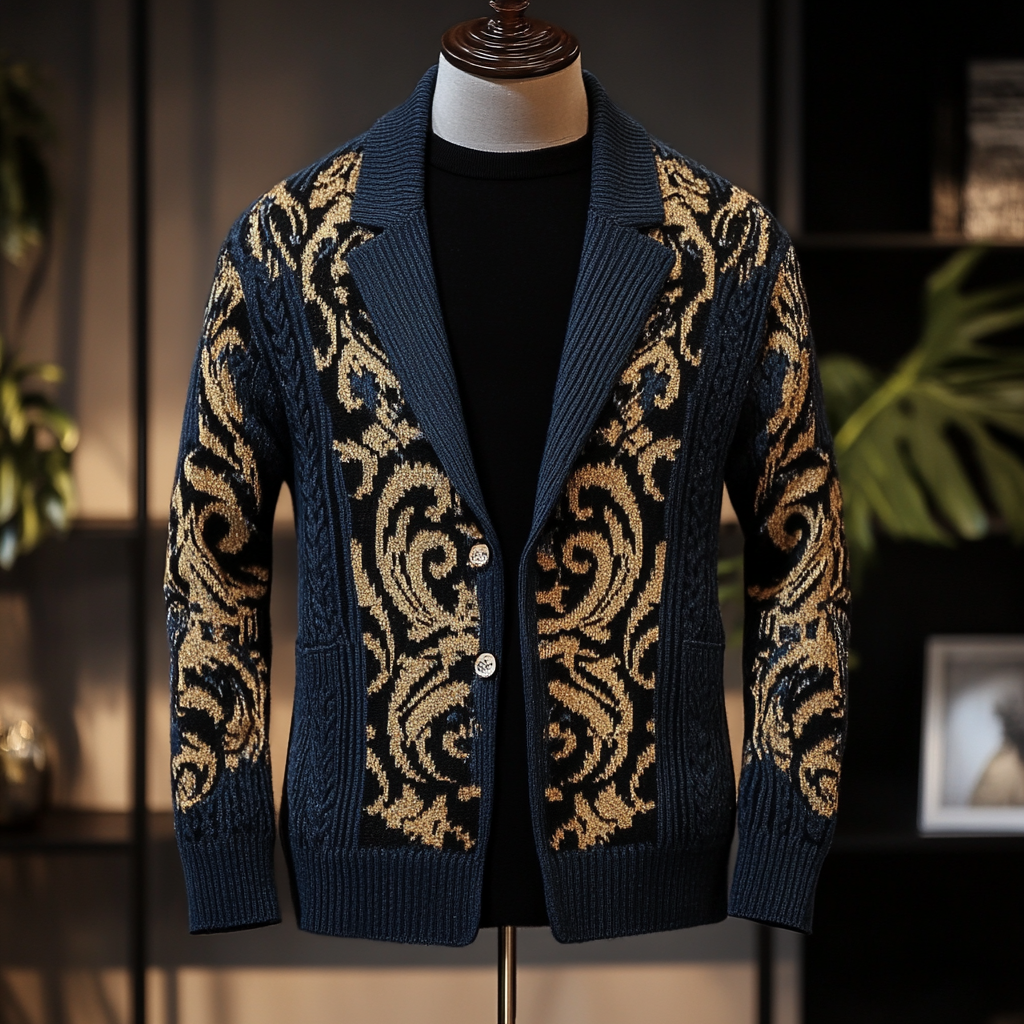 High-end Fashion Men's Sweater Jacket High quality High discount