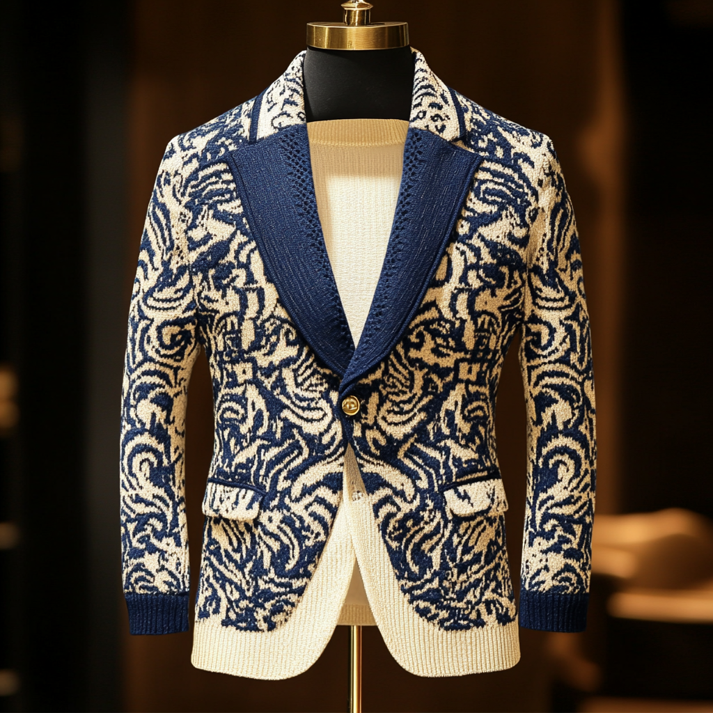 High-end Fashion Men's Sweater Jacket High quality High discount