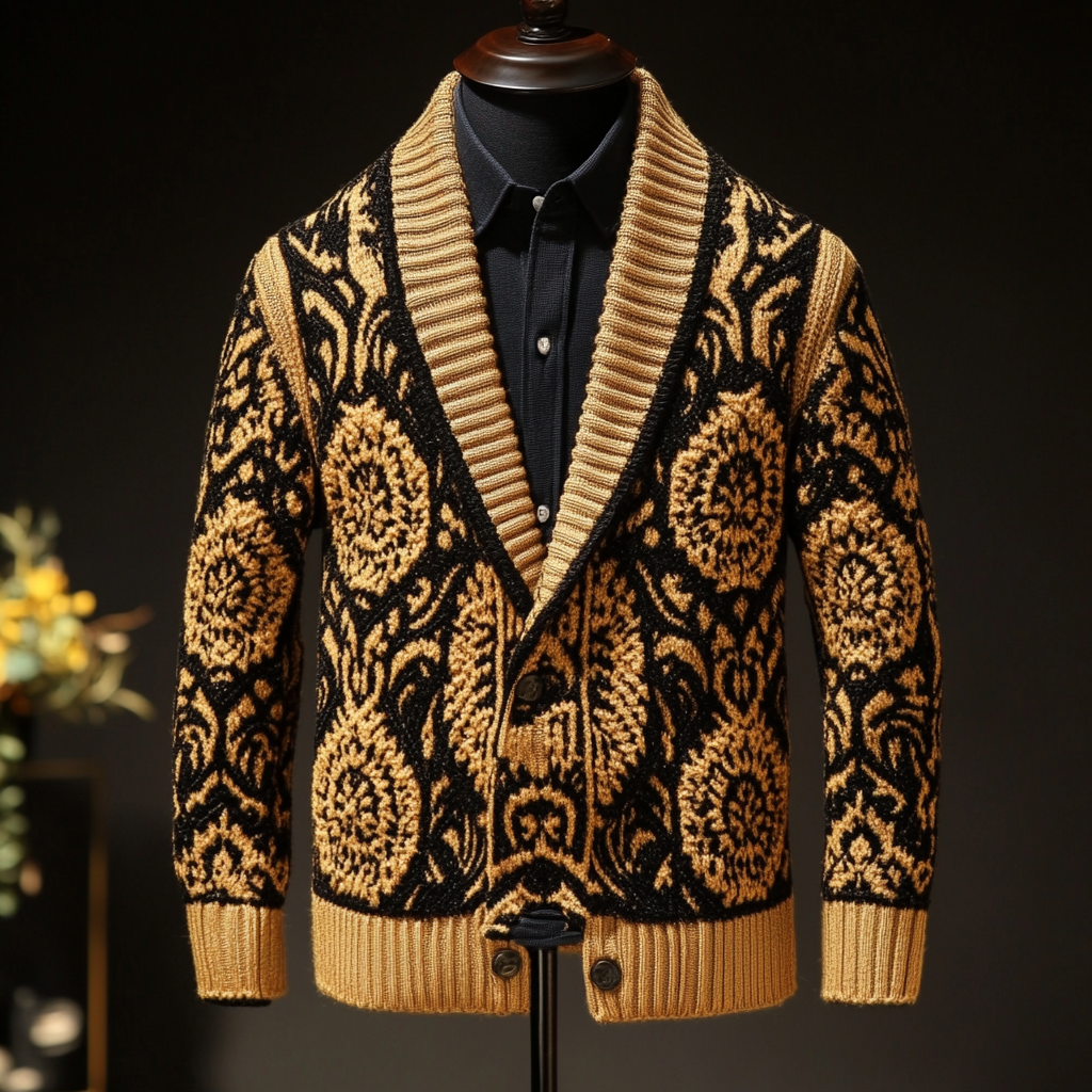 High-end Fashion Men's Sweater Jacket High quality High discount