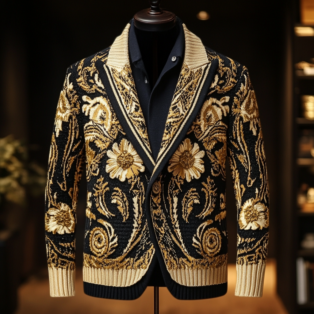 High-end Fashion Men's Sweater Jacket High quality High discount