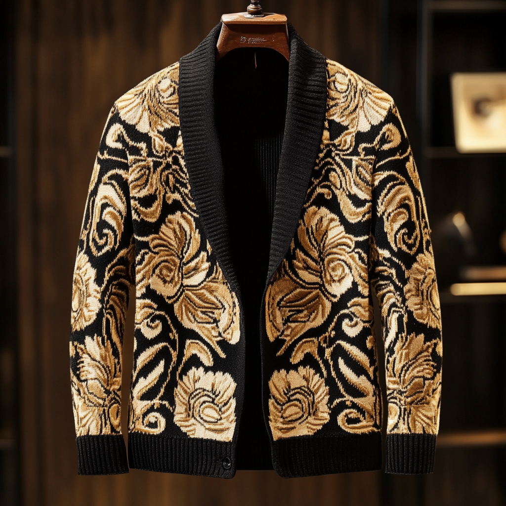 High-end Fashion Men's Sweater Jacket High quality High discount