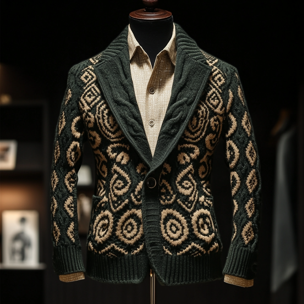 High-end Fashion Men's Sweater Jacket High quality High discount