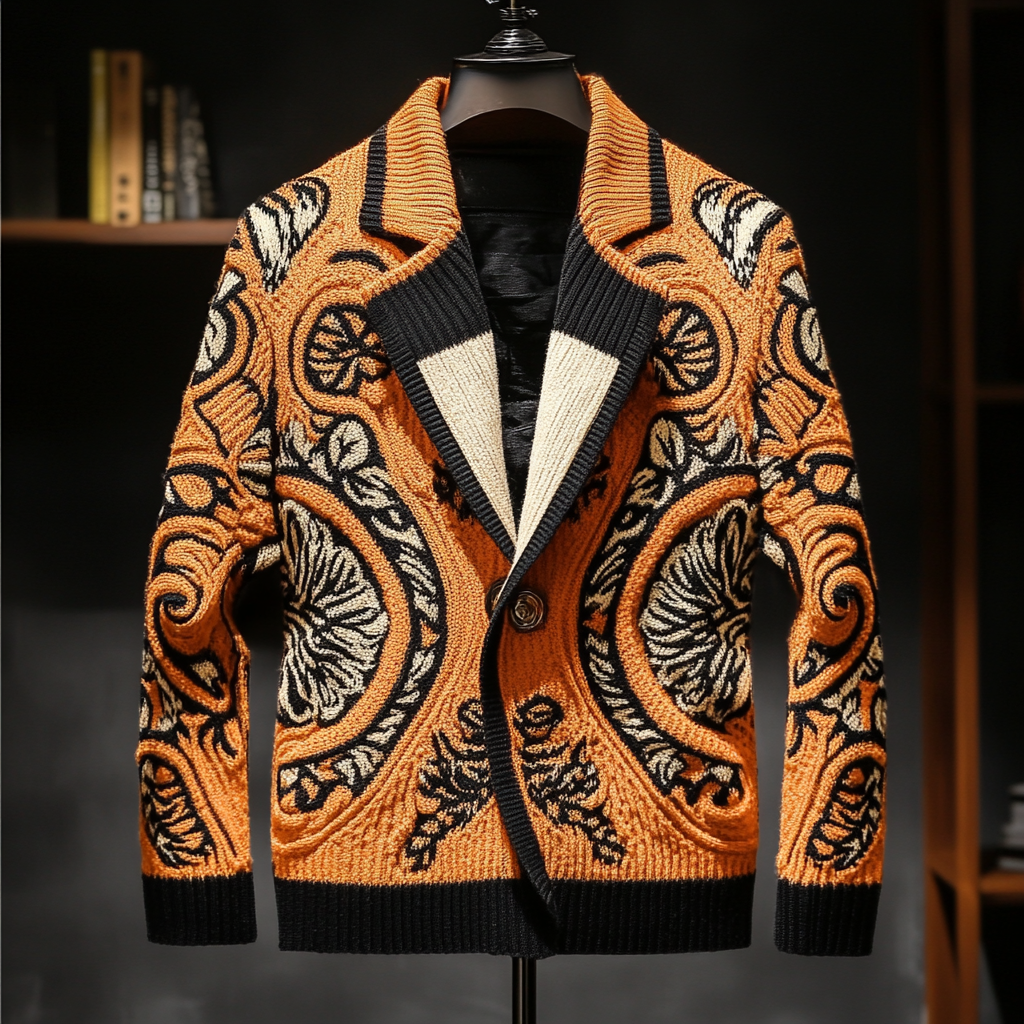 High-end Fashion Men's Sweater Jacket High quality High discount