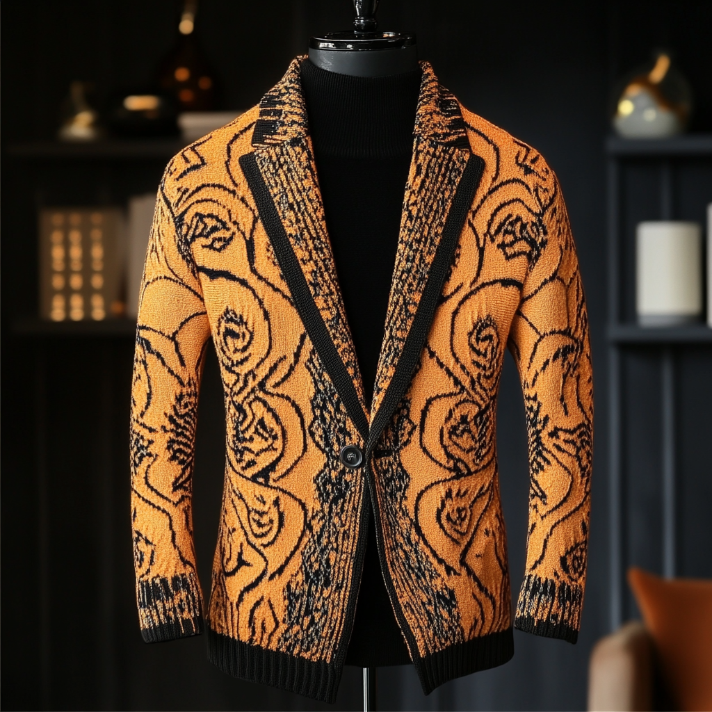 High-end Fashion Men's Sweater Jacket High quality High discount