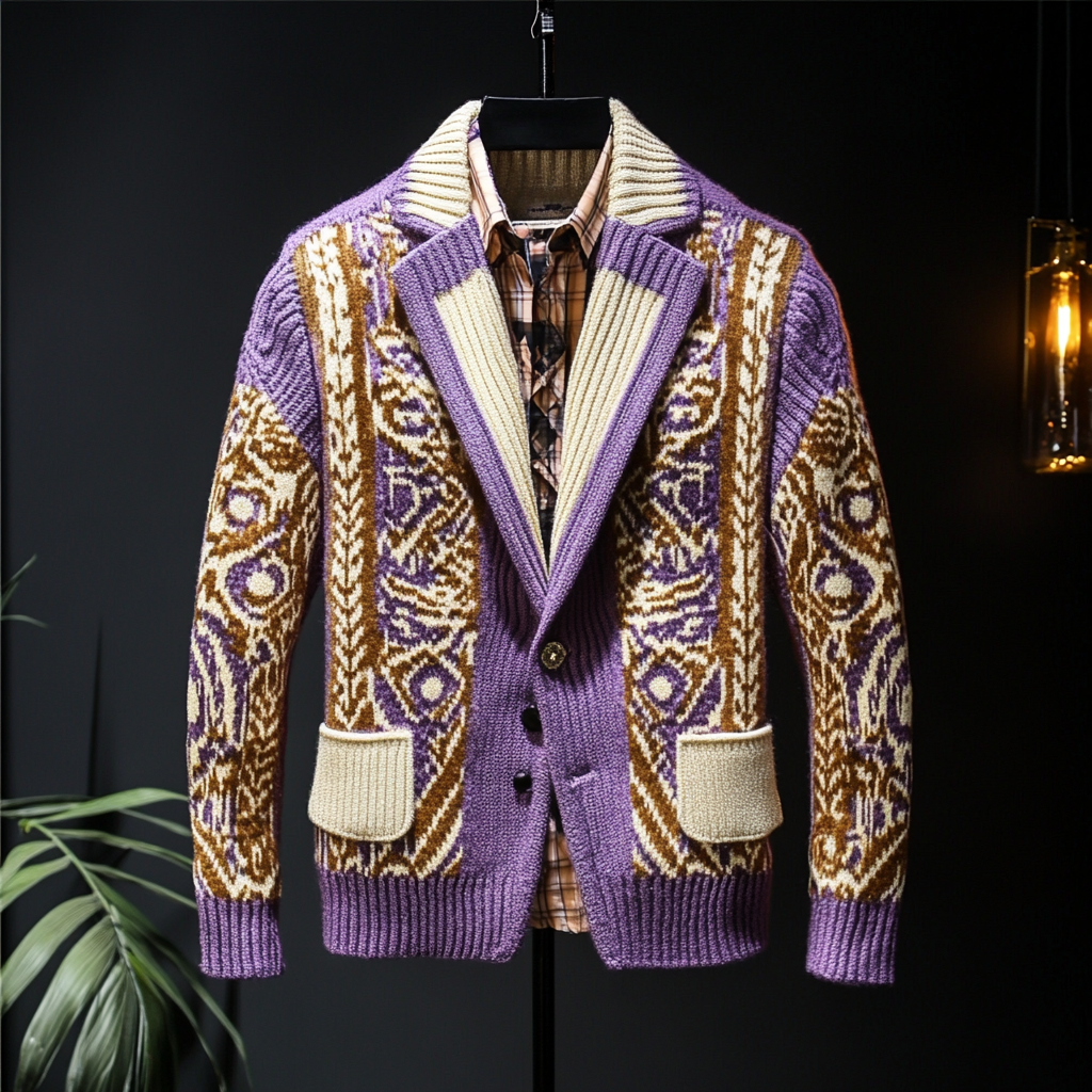High-end Fashion Men's Sweater Jacket High quality High discount