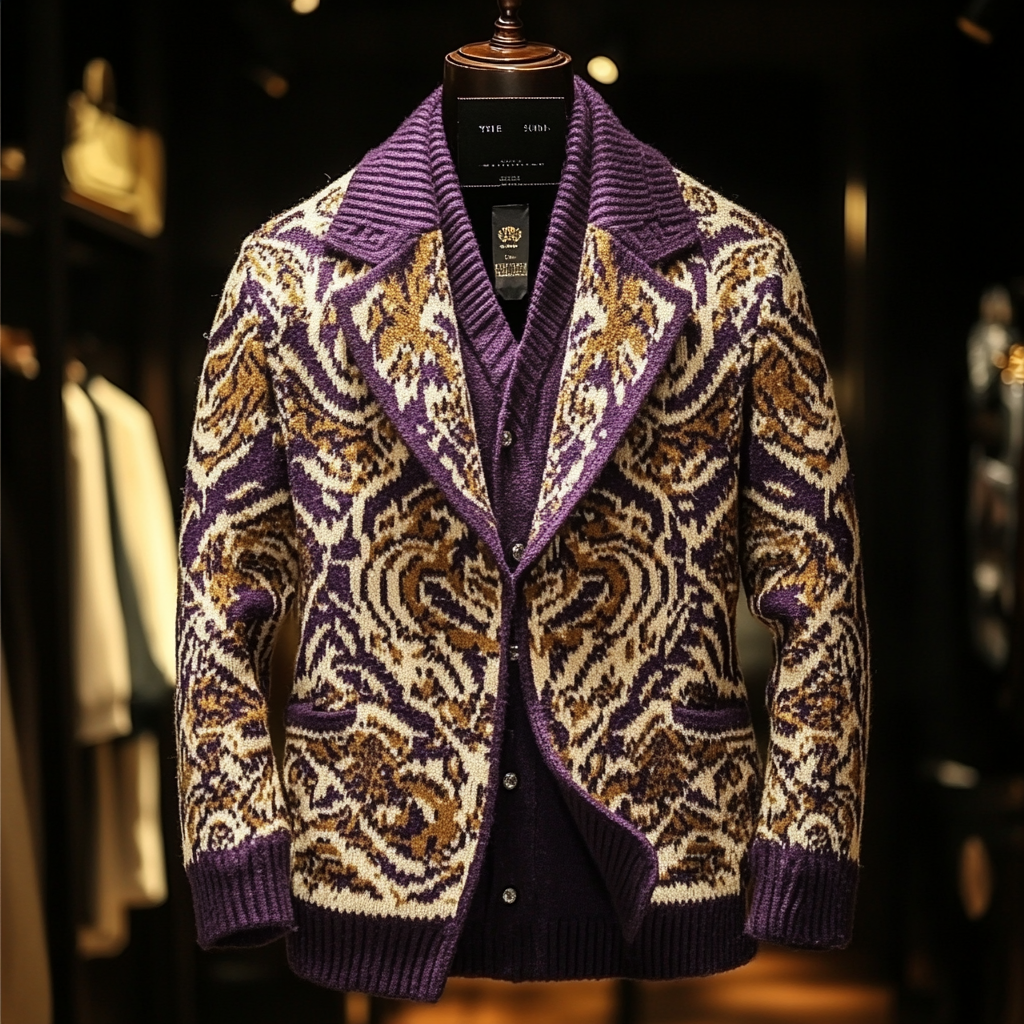 High-end Fashion Men's Sweater Jacket High quality High discount