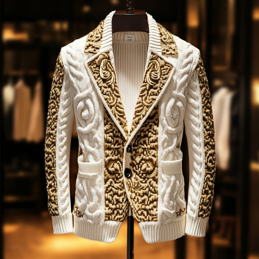 High-end Fashion Men's Sweater Jacket High quality High discount