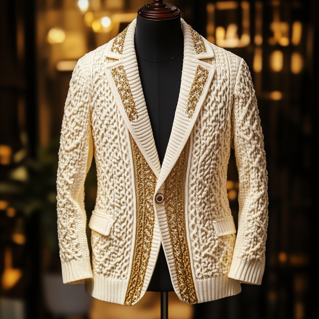 High-end Fashion Men's Sweater Jacket High quality High discount