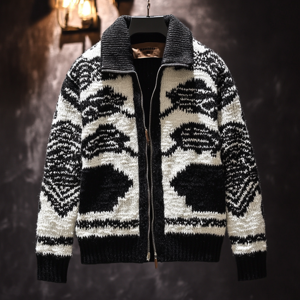 High-end Fashion Men's Sweater Jacket High quality High discount