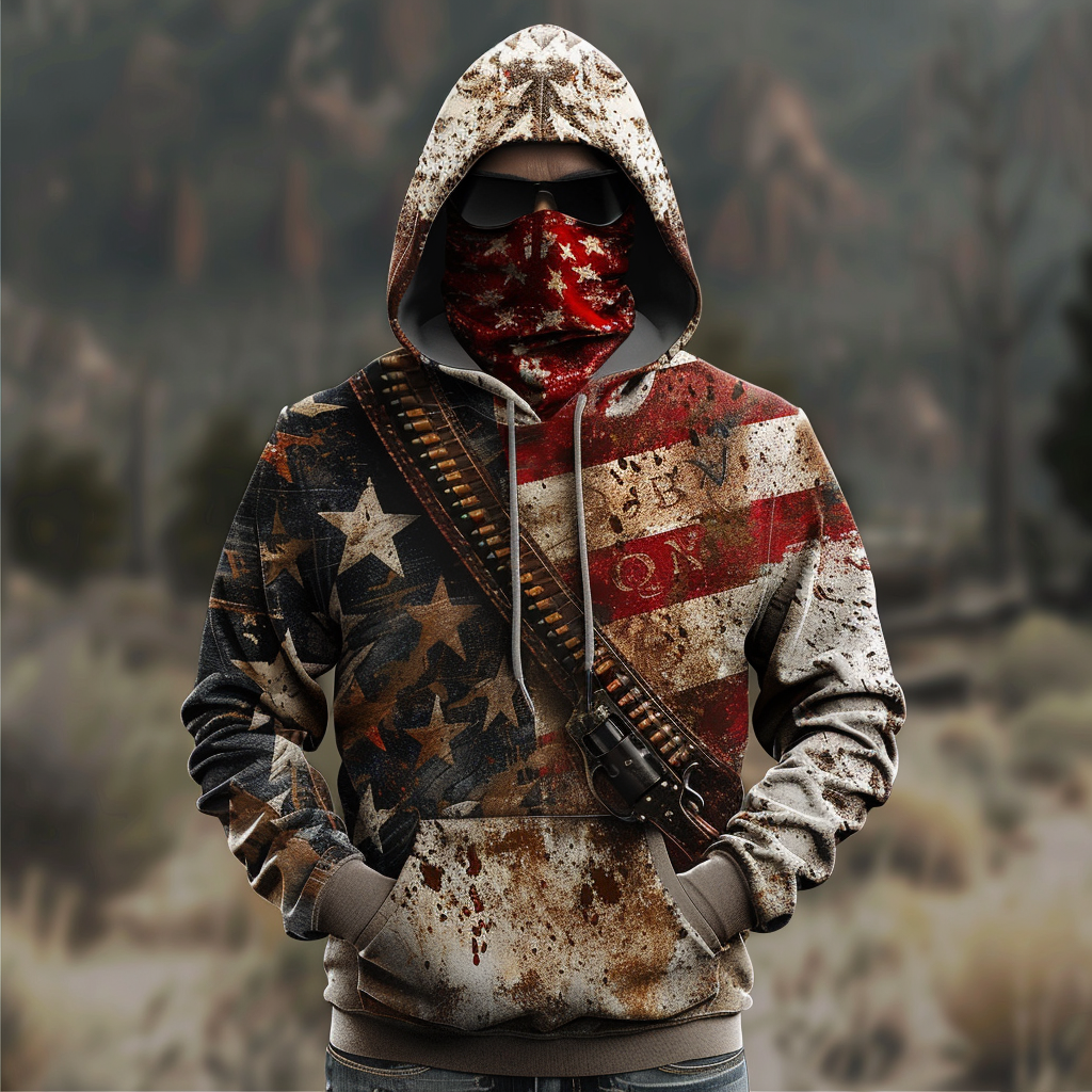 American western hoodies 100%Cotton high quality high elasticity