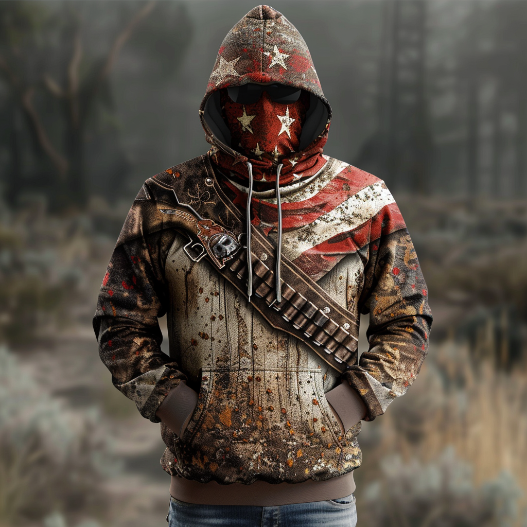 American western hoodies 100%Cotton high quality high elasticity