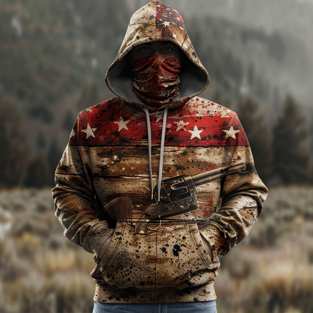 American western hoodies 100%Cotton high quality high elasticity