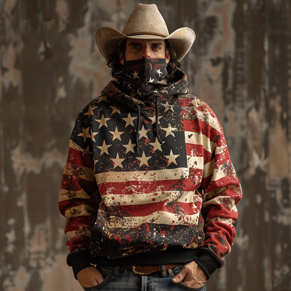 American western hoodies 100%Cotton high quality high elasticity