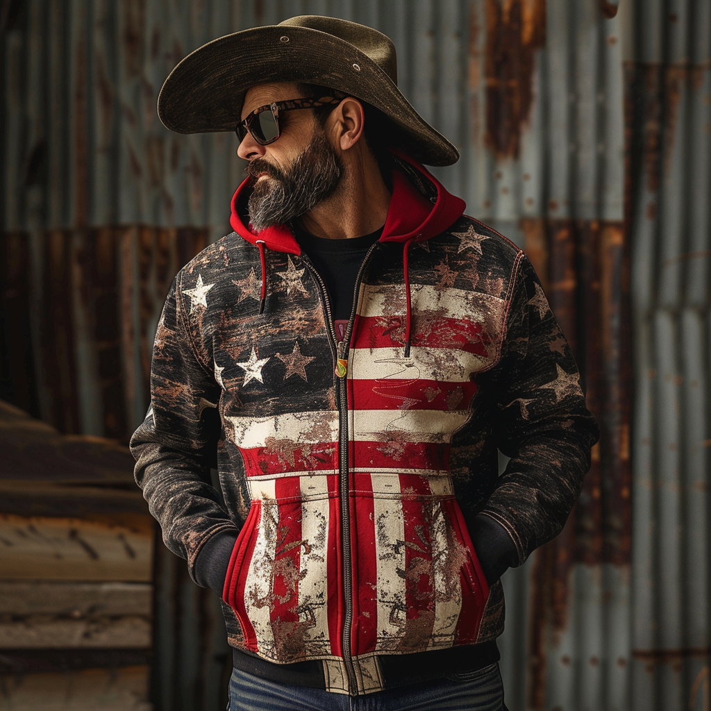 American western hoodies 100%Cotton high quality high elasticity