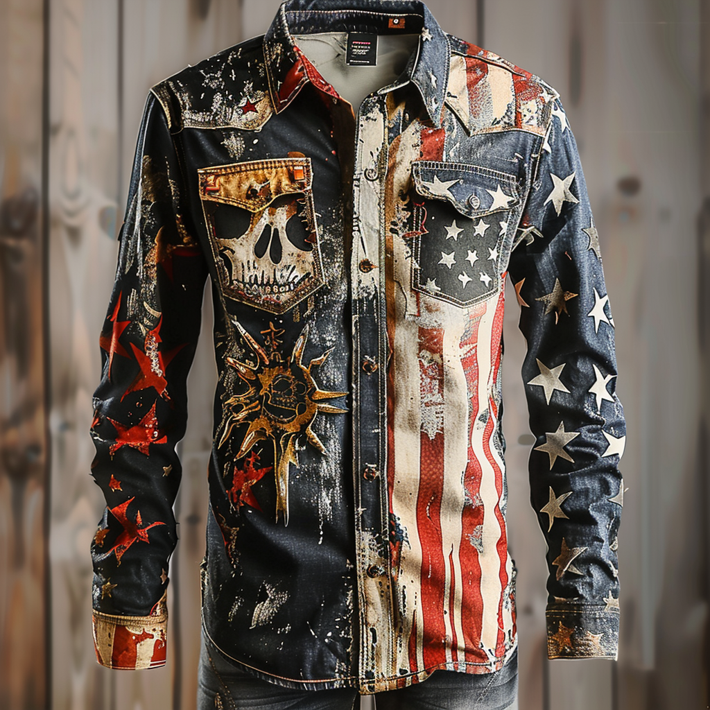 Western Styles Premium High Elasticity Long Sleeve Shirt