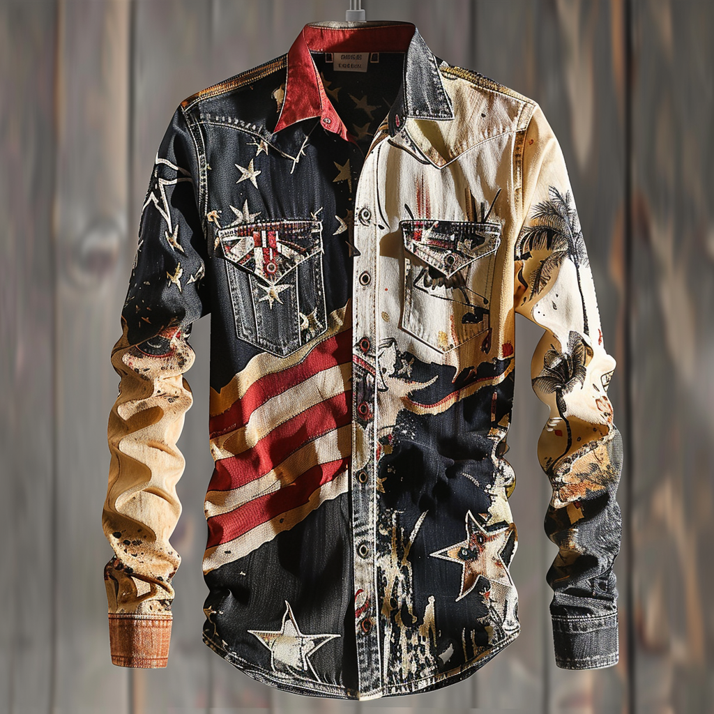 Western Styles Premium High Elasticity Long Sleeve Shirt