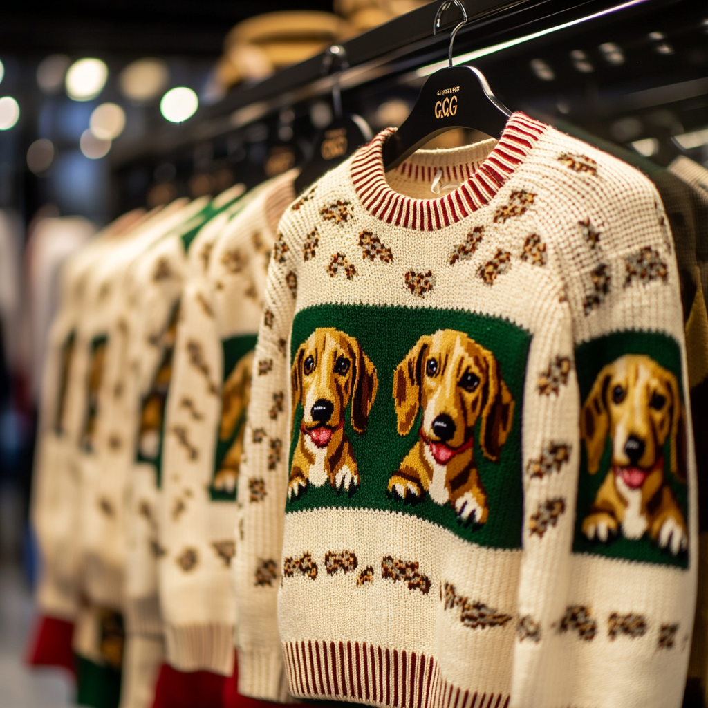 Dachshund Dog Luxury Exclusive design Brand Sweater sweatshirt 