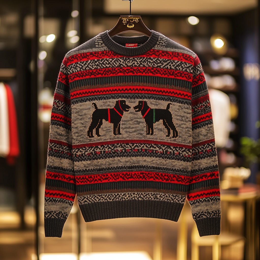 Dachshund Dog Luxury Exclusive design Brand Sweater sweatshirt 