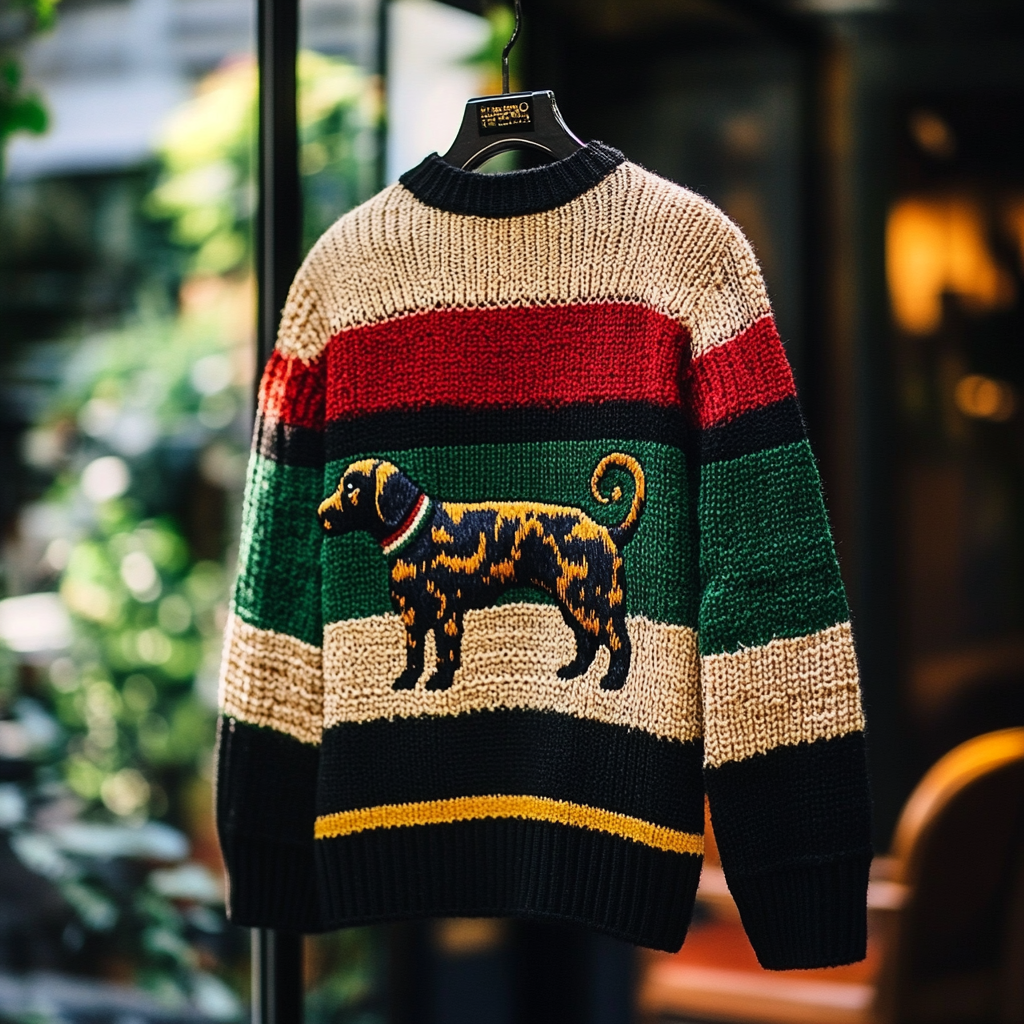 Dachshund Dog Luxury Exclusive design Brand Sweater sweatshirt 