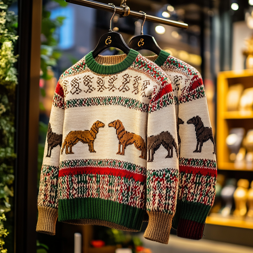 Dachshund Dog Luxury Exclusive design Brand Sweater sweatshirt 