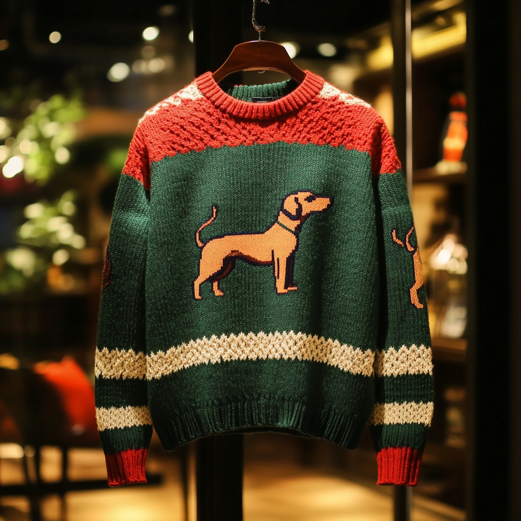 Dachshund Dog Luxury Exclusive design Brand Sweater sweatshirt 