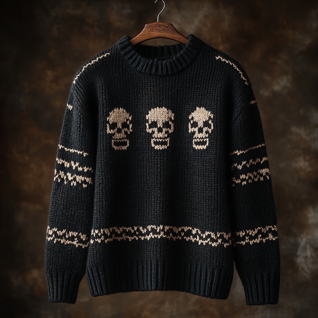 Skull Halloween Luxury Exclusive design Brand Sweater sweatshirt 