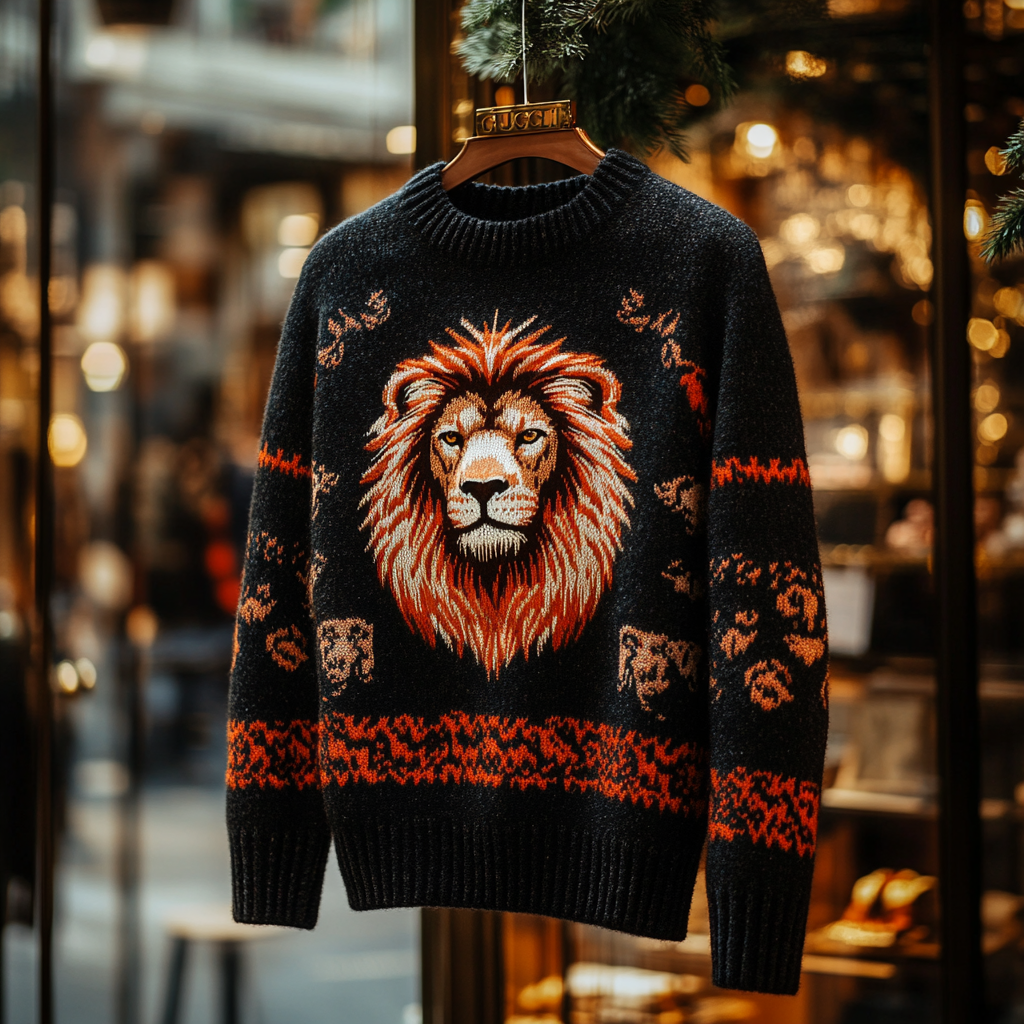 Lion Luxury Exclusive design Brand Sweater sweatshirt 
