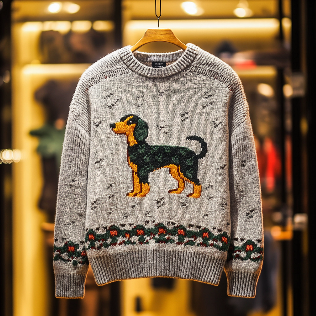 Dachshund Dog Luxury Exclusive design Brand Sweater sweatshirt 