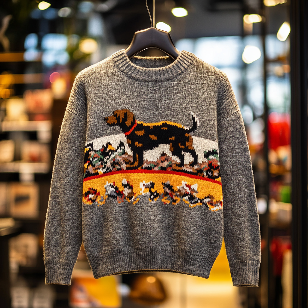 Dachshund Dog Luxury Exclusive design Brand Sweater sweatshirt 