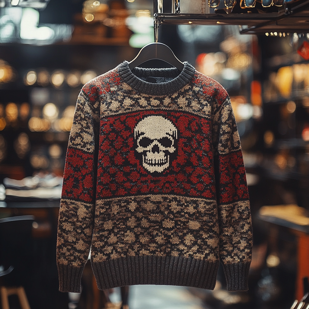 Skull Halloween Luxury Exclusive design Brand Sweater sweatshirt 