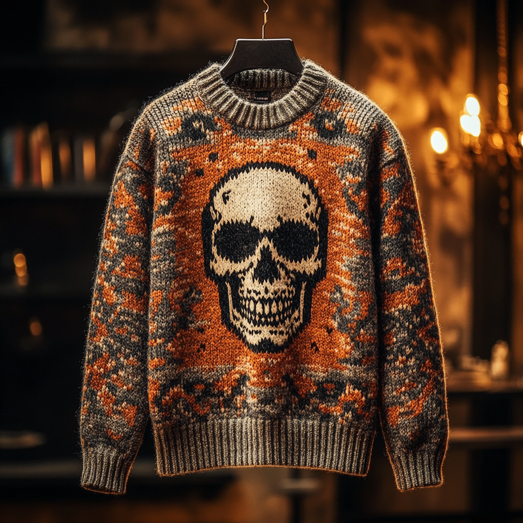 Skull Halloween Luxury Exclusive design Brand Sweater sweatshirt 
