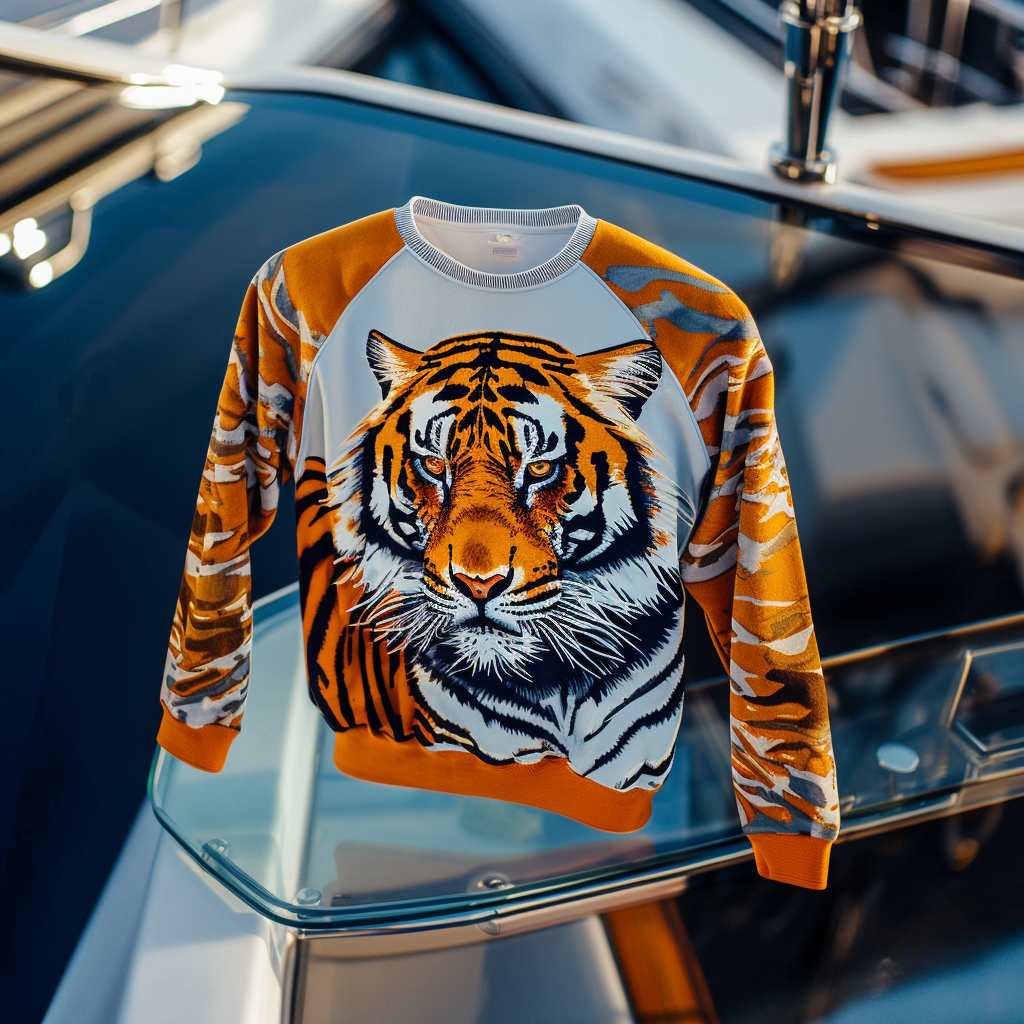 Tiger Head Design Brand luxury Exclusive women‘s hoodies sweatshirt