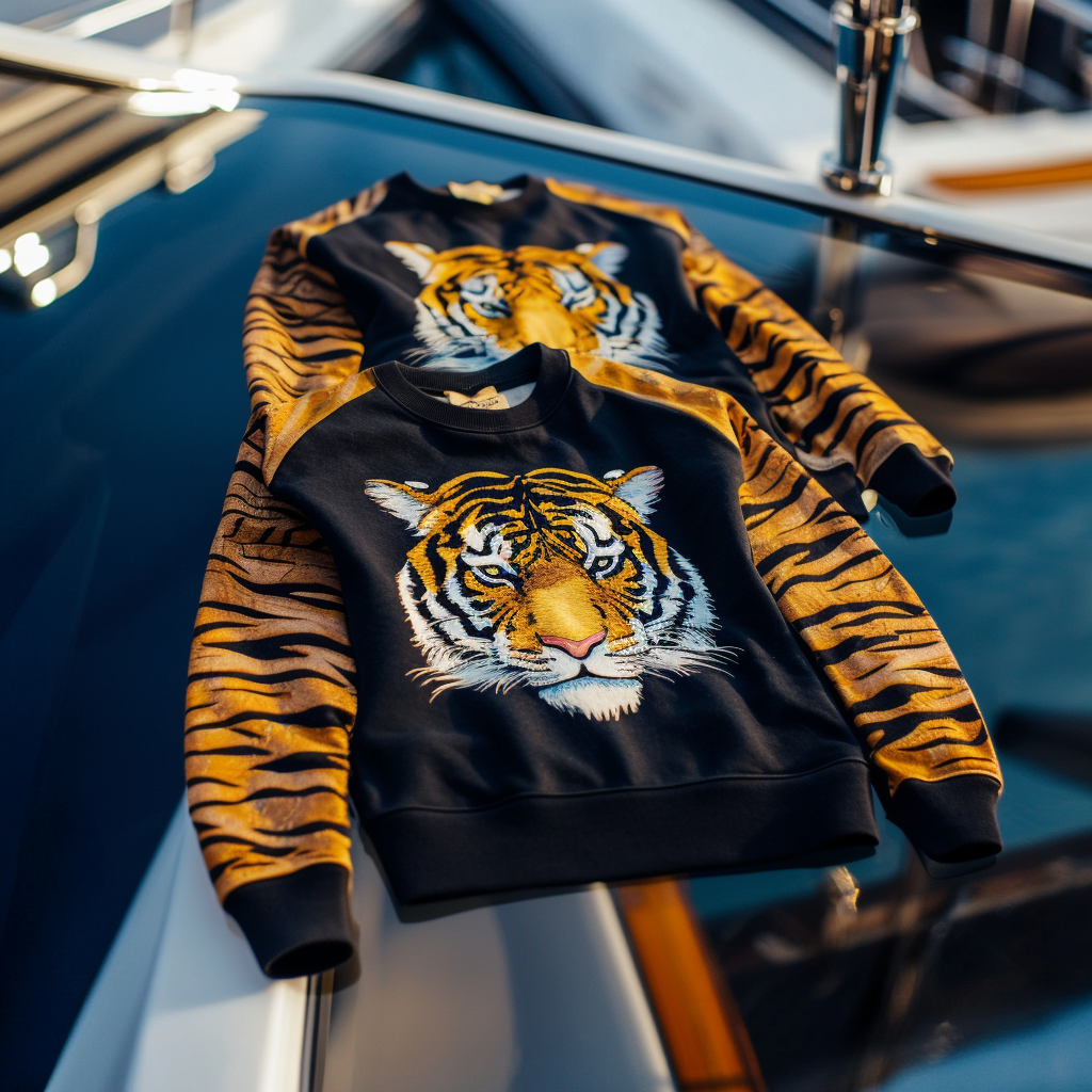 Tiger Head Design Brand luxury Exclusive women‘s hoodies sweatshirt