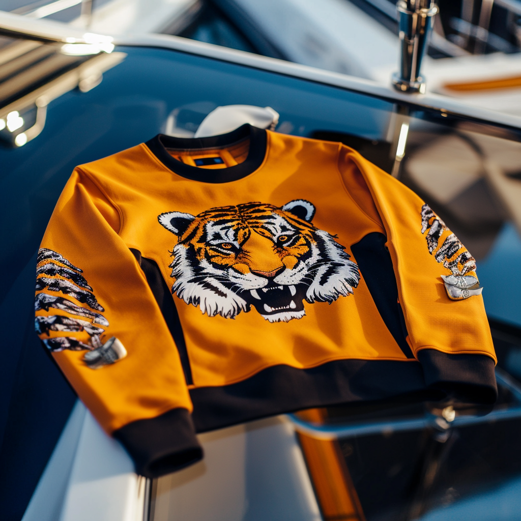 Tiger Head Design Brand luxury Exclusive women‘s hoodies sweatshirt