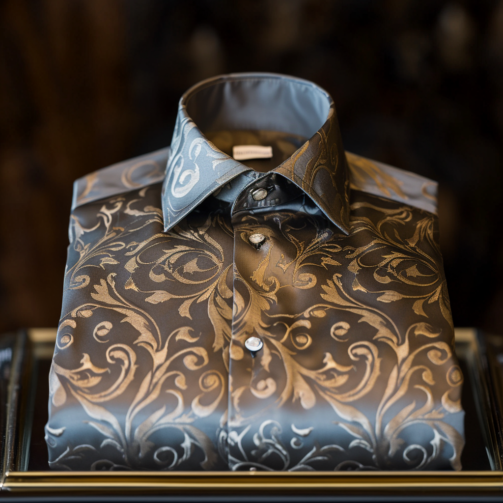 Scrollwork Luxury men's fashion high quality Suits shirt