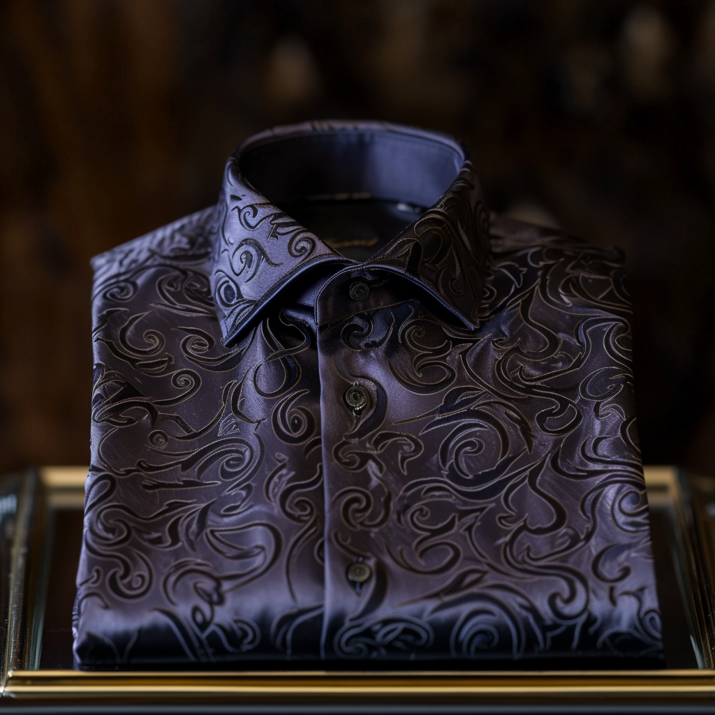 Scrollwork Luxury men's fashion high quality Suits shirt