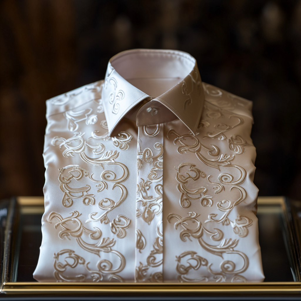 Scrollwork Luxury men's fashion high quality Suits shirt