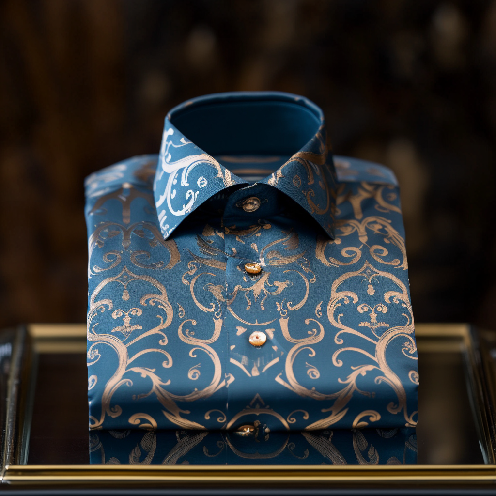 Scrollwork Luxury men's fashion high quality Suits shirt