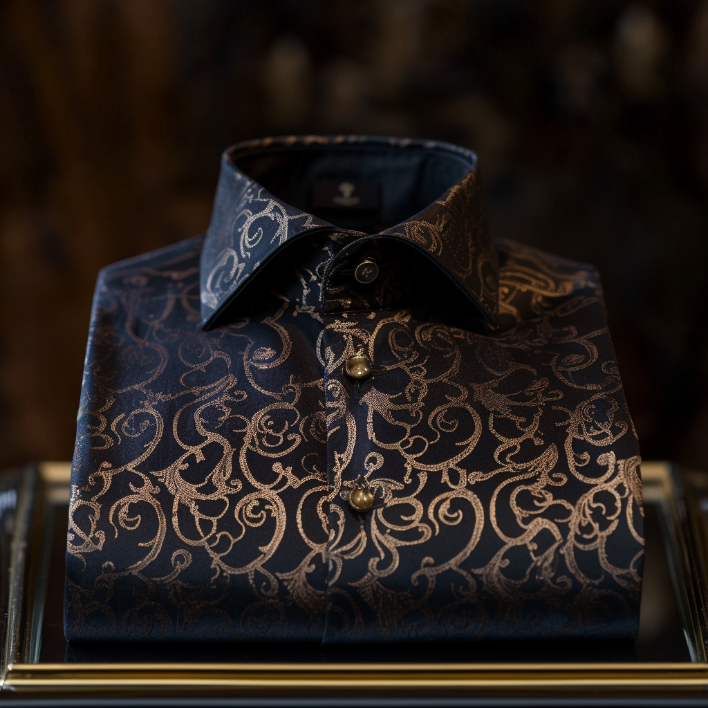Scrollwork Luxury men's fashion high quality Suits shirt