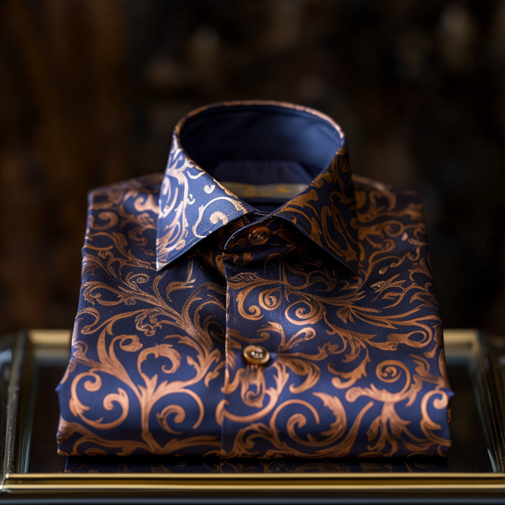 Scrollwork Luxury men's fashion high quality Suits shirt