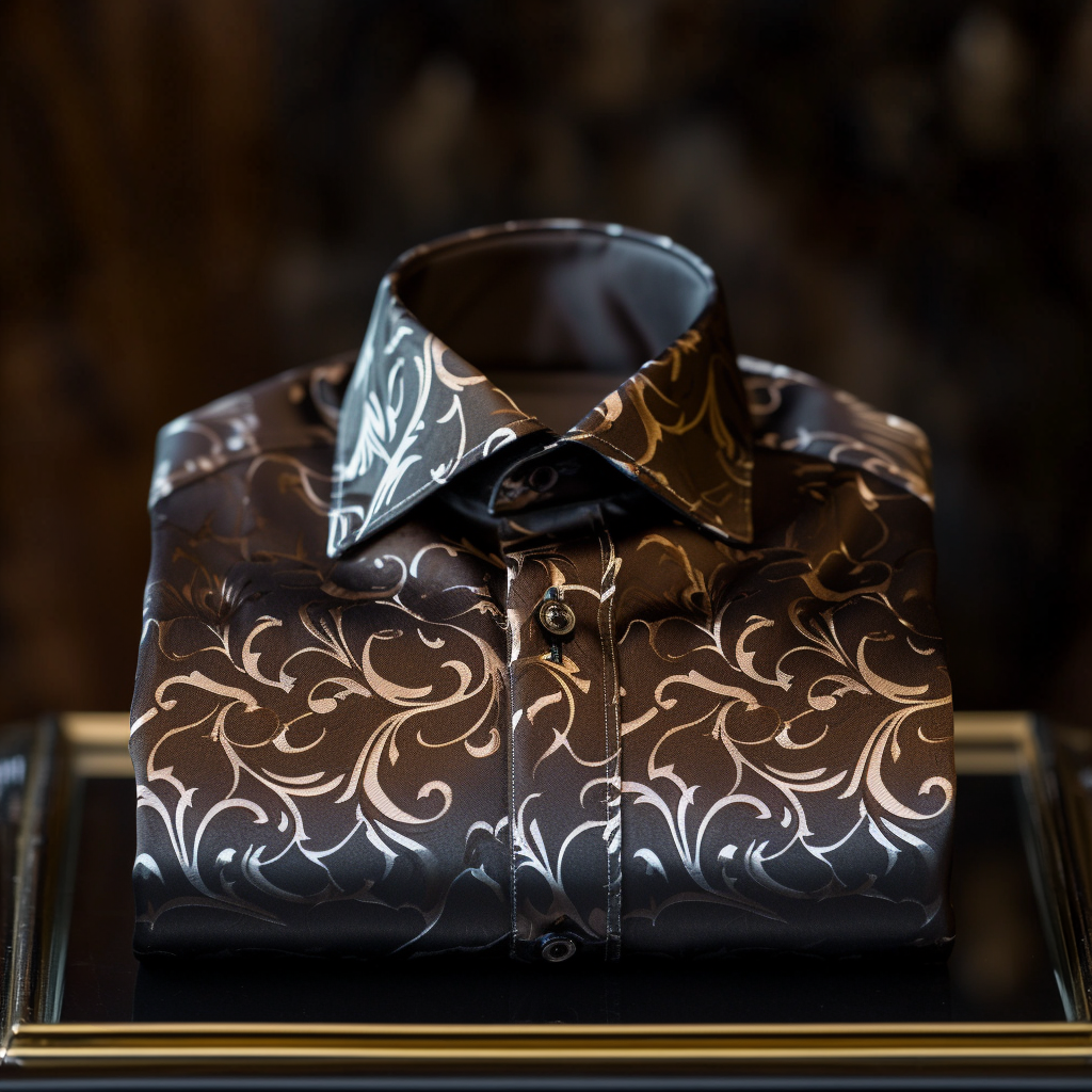 Scrollwork Luxury men's fashion high quality Suits shirt